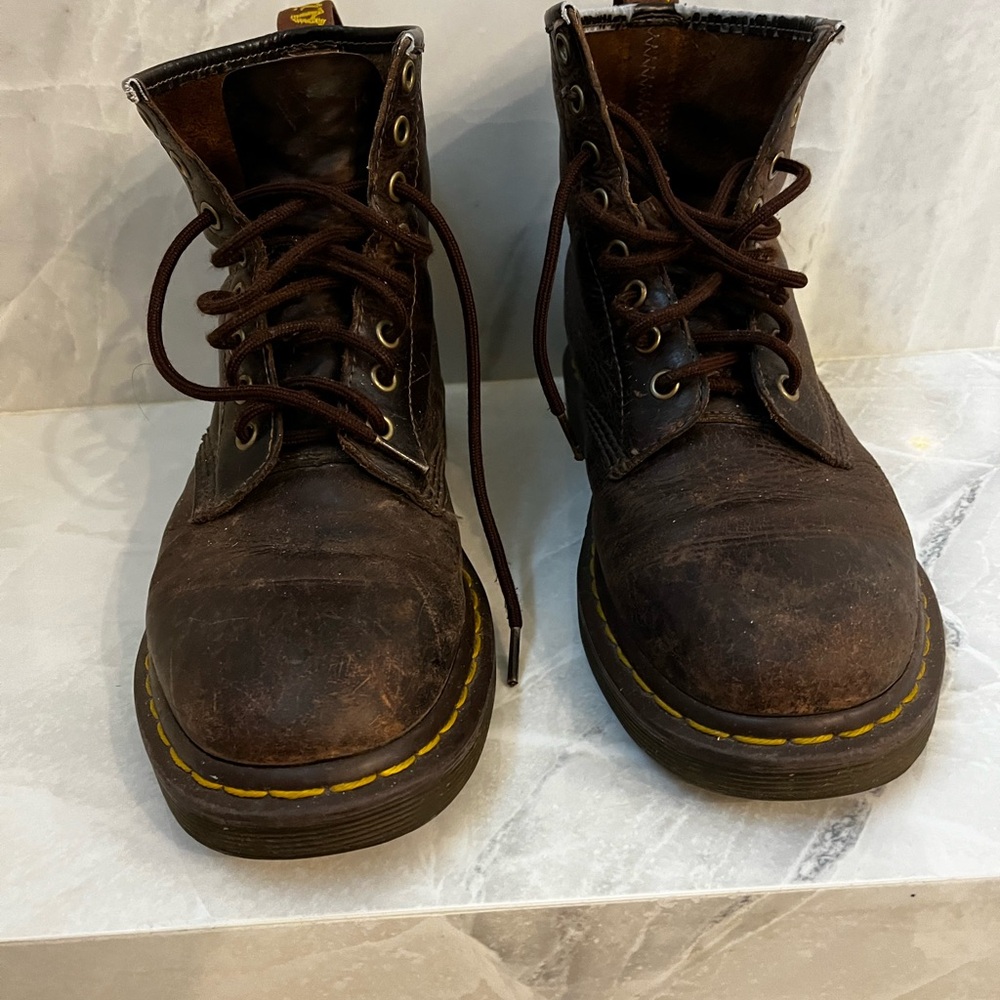 Dr. Martens Brown Leather Boots